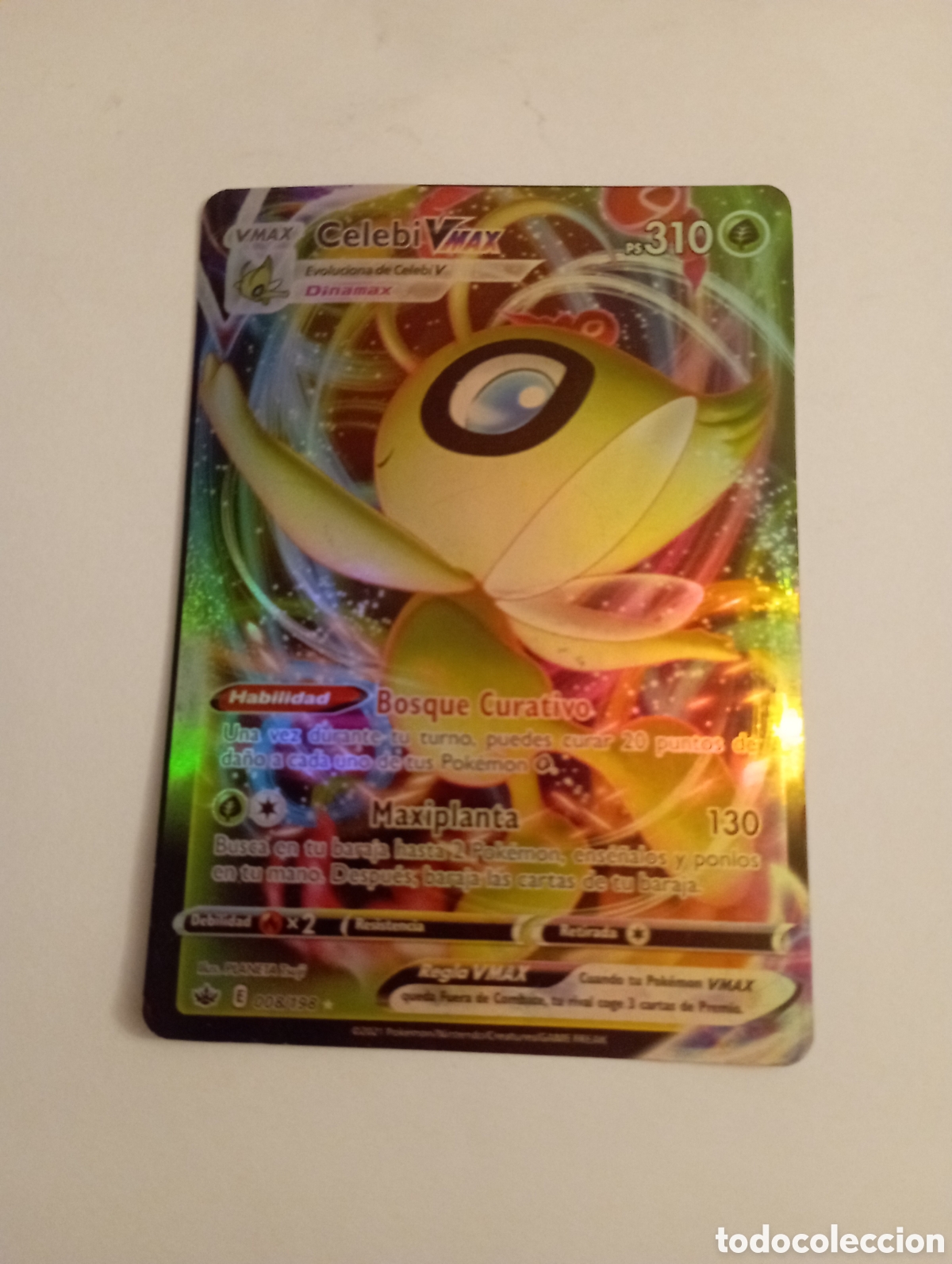 Otros Art&iacute;culos de Coleccionismo en Papel: CELEBI VMAX POKEMON CARD CARTA POKEMON
