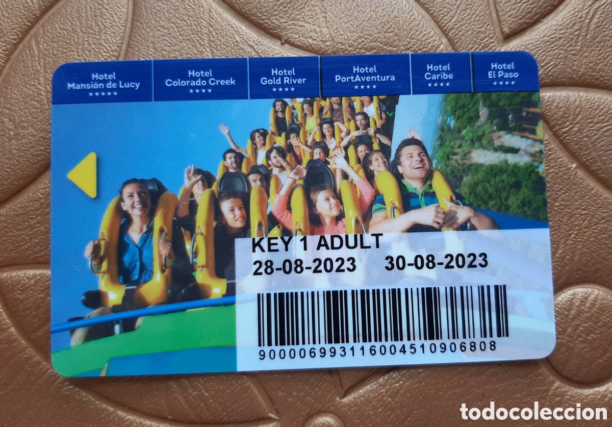 Otros Art&iacute;culos de Coleccionismo en Papel: Entrada tarjeta llave hotel Portaventura Port Aventura COMPRA MINIMA 5&euro;