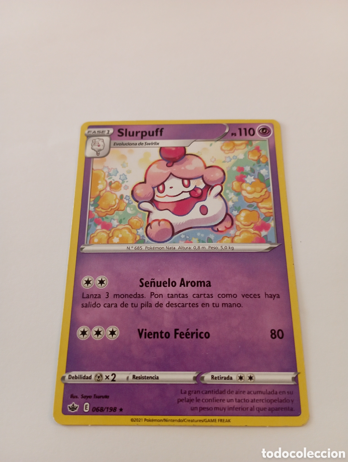 Otros Art&iacute;culos de Coleccionismo en Papel: SLURPUFF POKEMON CARD CARTA POKEMON