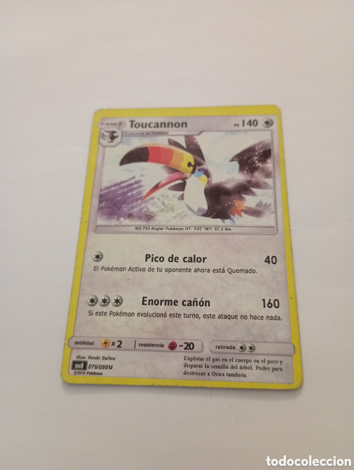Otros Art&iacute;culos de Coleccionismo en Papel: TOUCANNON POKEMON CARD CARTA POKEMON