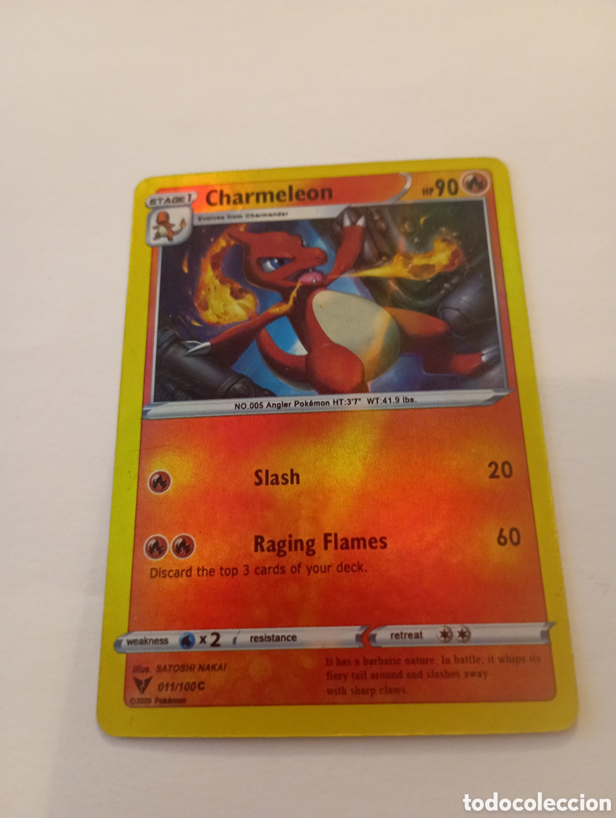 Otros Art&iacute;culos de Coleccionismo en Papel: CHARMALEON POKEMON CARD CARTA POKEMON