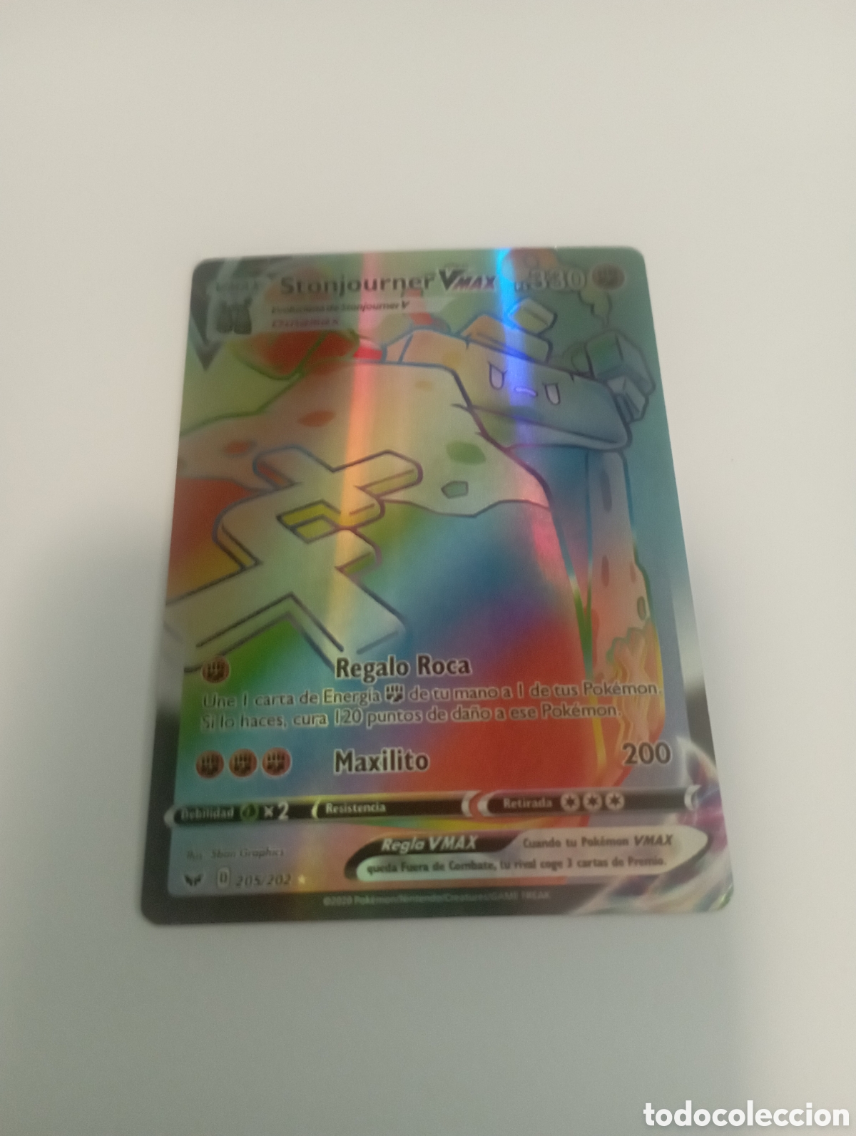 Otros Art&iacute;culos de Coleccionismo en Papel: STONJOURNER VMAX POKEMON CARD CARTA POKEMON