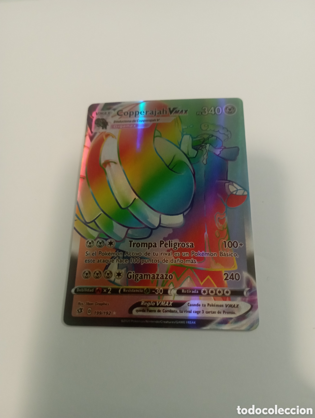 Otros art&iacute;culos de coleccionismo en papel: COPPERAJAH VMAX POKEMON CARD CARTA POKEMON
