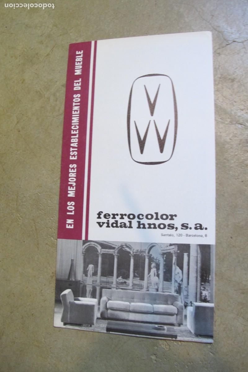 Altri oggetti di carta: FERROCOLOR VIDAL HNOS, S.A. TRIPTICO MUEBLES RETRO