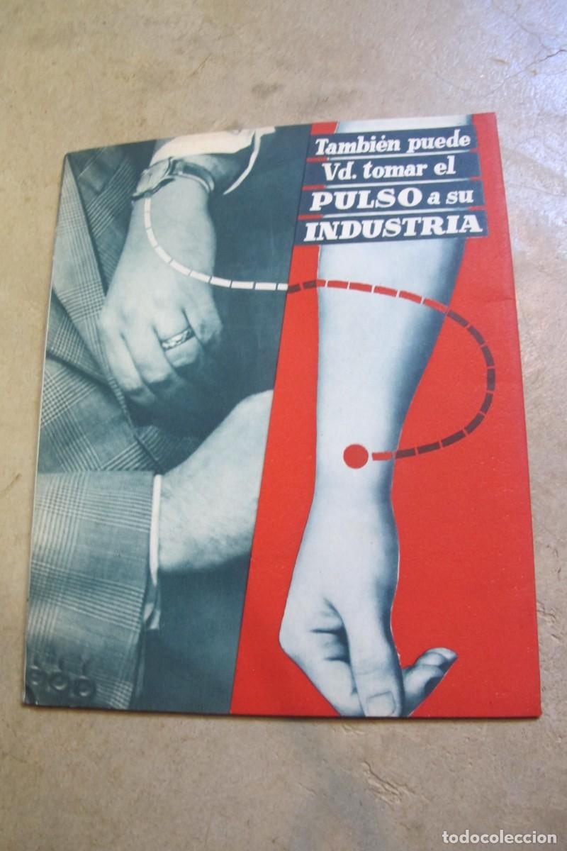 Otros art&iacute;culos de coleccionismo en papel: CATALOGO TRIPTICO TAMBIEN PUEDE VD. TOMAR EL PULSO A SU INDUSTRIA. JOSE TOUS FORELLAD