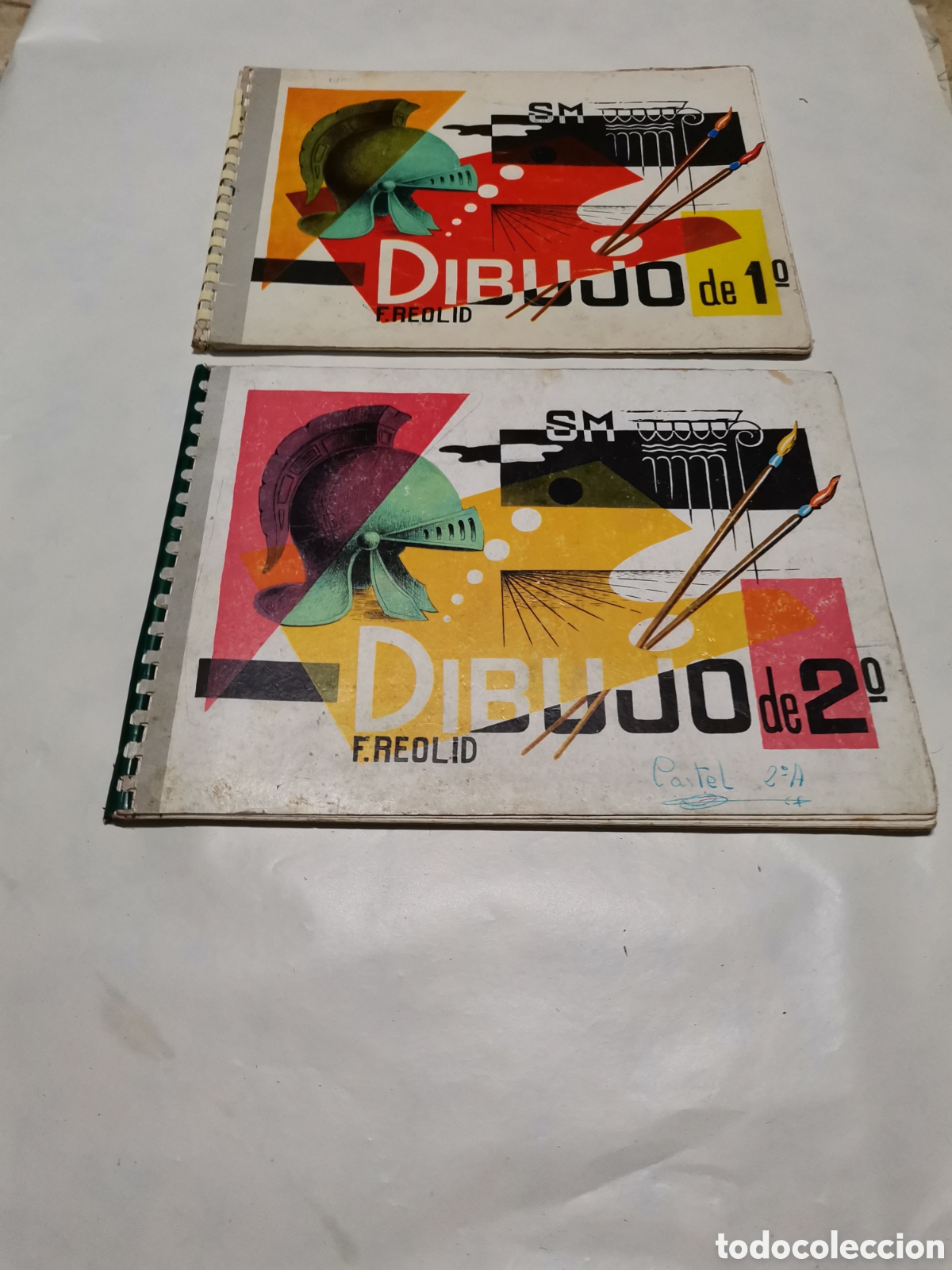 Otros Art&iacute;culos de Coleccionismo en Papel: Lote cuaderno sm dibujo 1&deg; 2&deg; f. Reolid