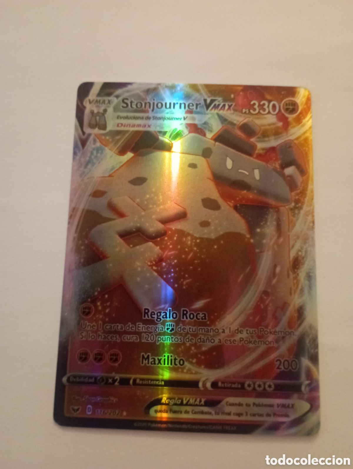 Otros art&iacute;culos de coleccionismo en papel: STONJOURNER VMAX POKEMON CARD CARTA POKEMON