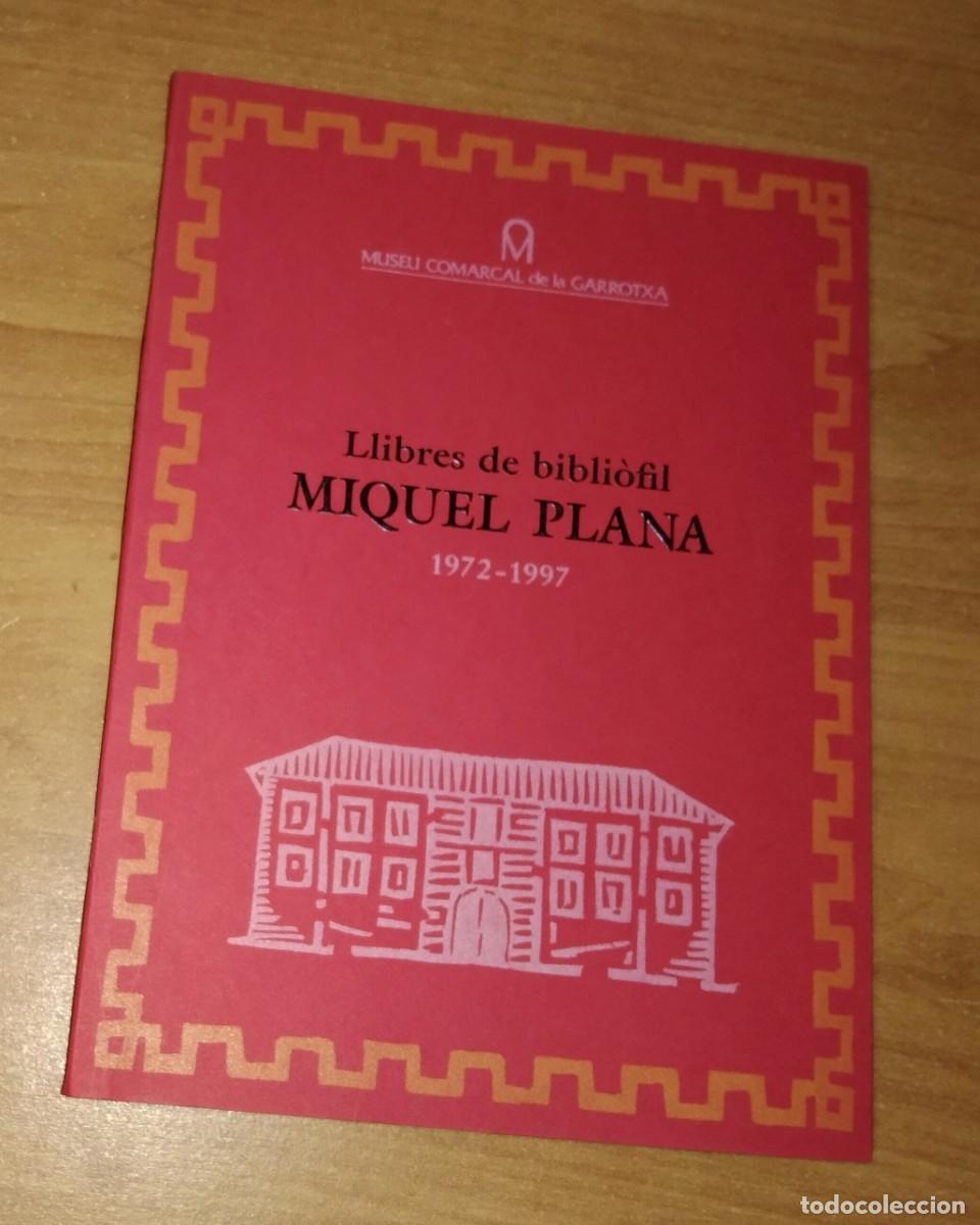 Otros Art&iacute;culos de Coleccionismo en Papel: FULLET PROMOCIONAL DE L'OBRA &rdquo;MIQUEL PLANA. LLIBRES DE BIBLI&Ograve;FIL, 1972-1997&rdquo;