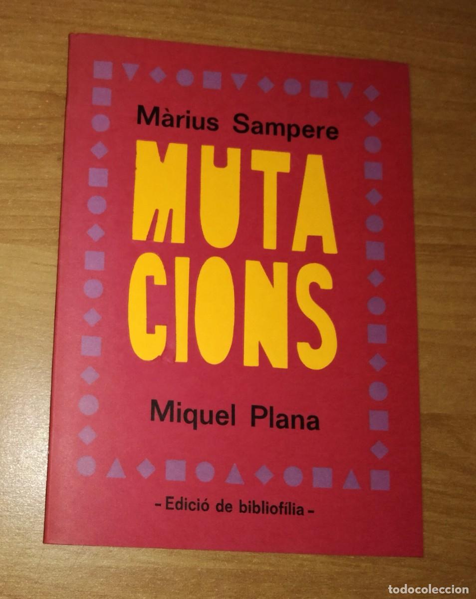 Otros Art&iacute;culos de Coleccionismo en Papel: FULLET PROMOCIONAL DE L'OBRA &rdquo;MUTACIONS&rdquo;, DE M&Agrave;RIUS SAMPERE. MIQUEL PLANA