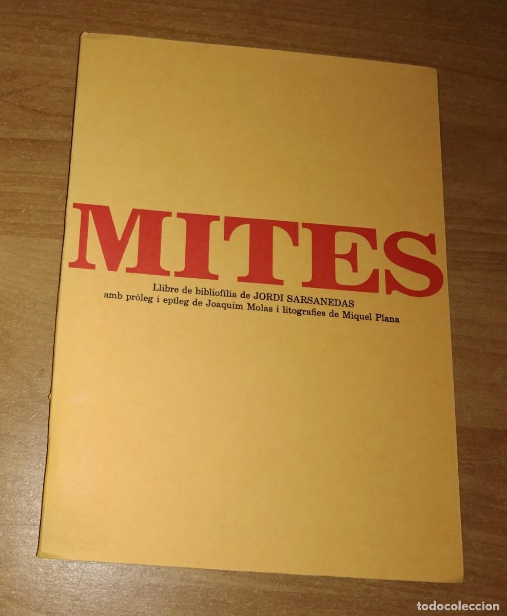 Otros Art&iacute;culos de Coleccionismo en Papel: FULLET PROMOCIONAL DE L'OBRA &rdquo;MITES&rdquo;, DE JORDI SARSANEDAS. MIQUEL PLANA