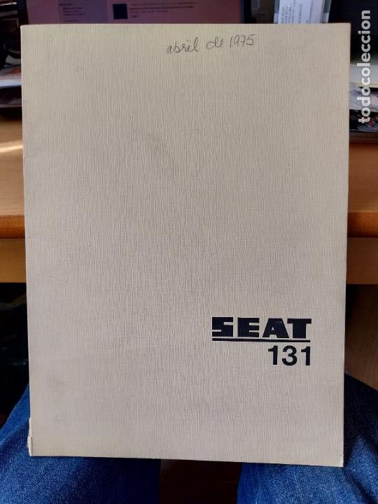 Otros art&iacute;culos de coleccionismo en papel: SEAT 131 1975 CAT&Aacute;LOGO LAMINAS ILUSTRADAS COMENTADAS ORIGINAL 28.5 X 21CM 60 PAG PRESETNACION
