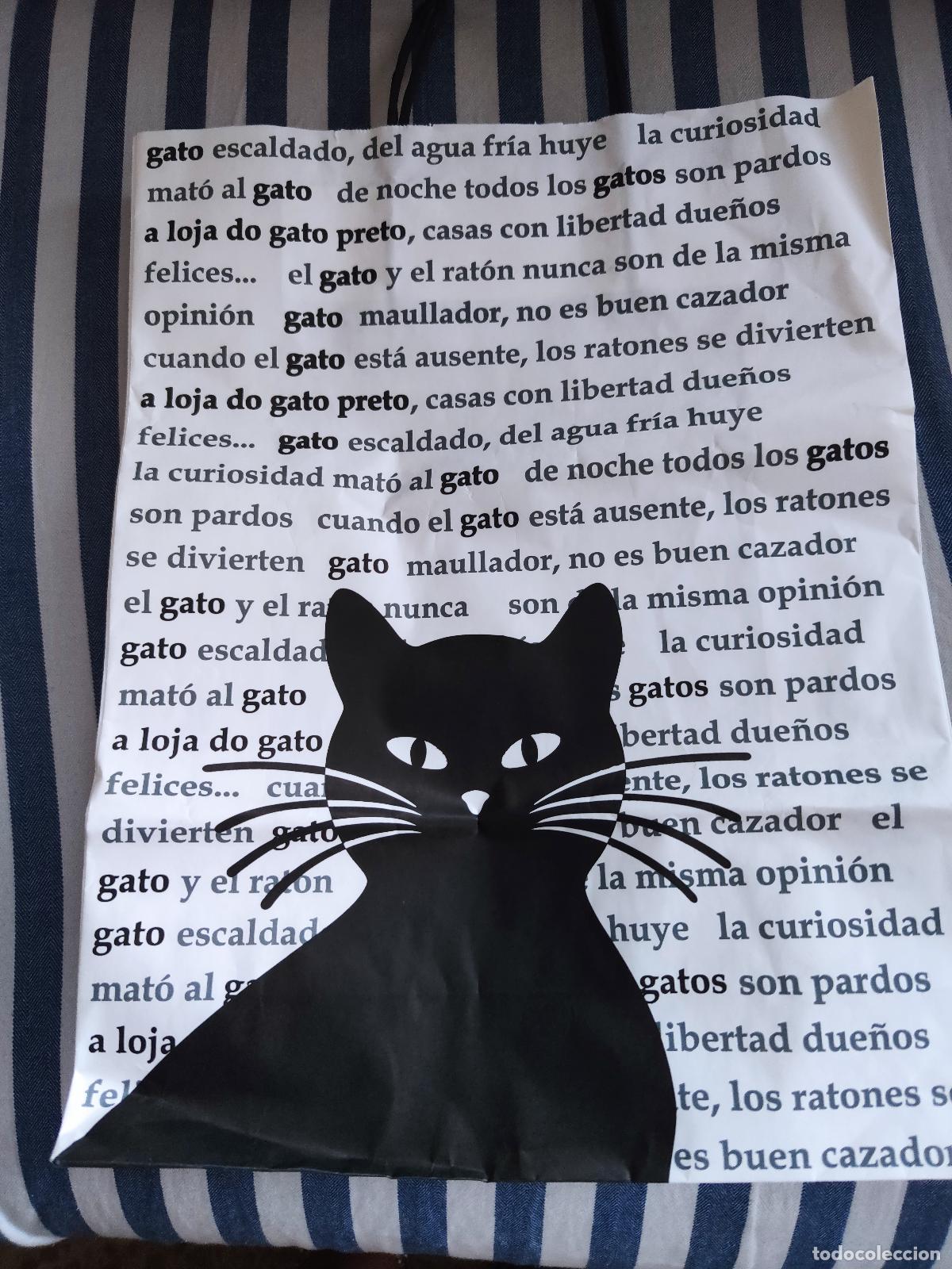 Otros Art&iacute;culos de Coleccionismo en Papel: Antigua Bolsa de papel publicidad de la tienda La Loja do Gato Preto.