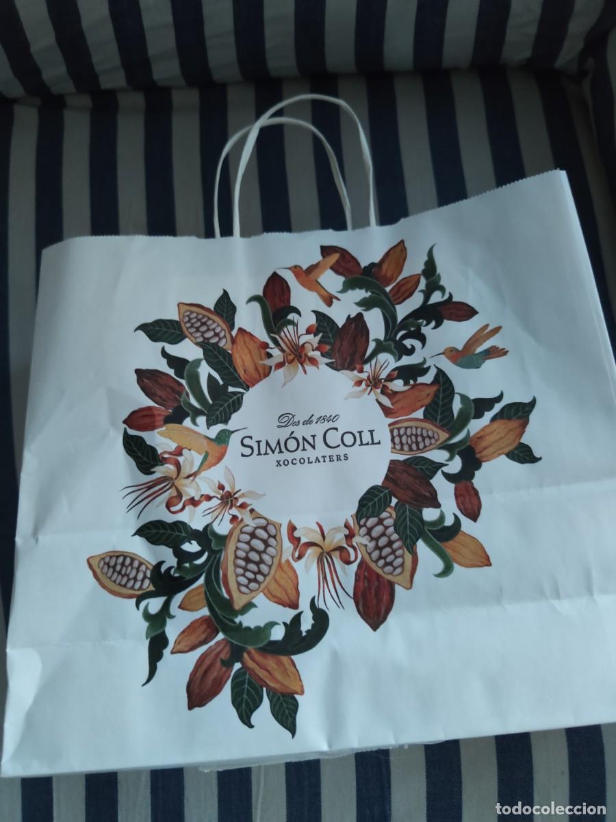 Otros Art&iacute;culos de Coleccionismo en Papel: Bolsa De Papel Chocolates Sim&oacute;n Coll, Chocolateros Desde 1840.
