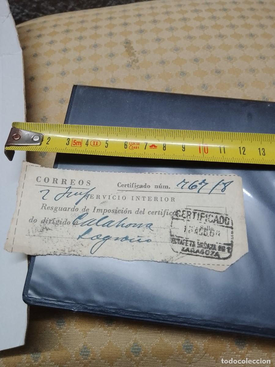 Sammelleidenschaft Andere Papierartikel: Correos resguardo certificado a&ntilde;os 60
