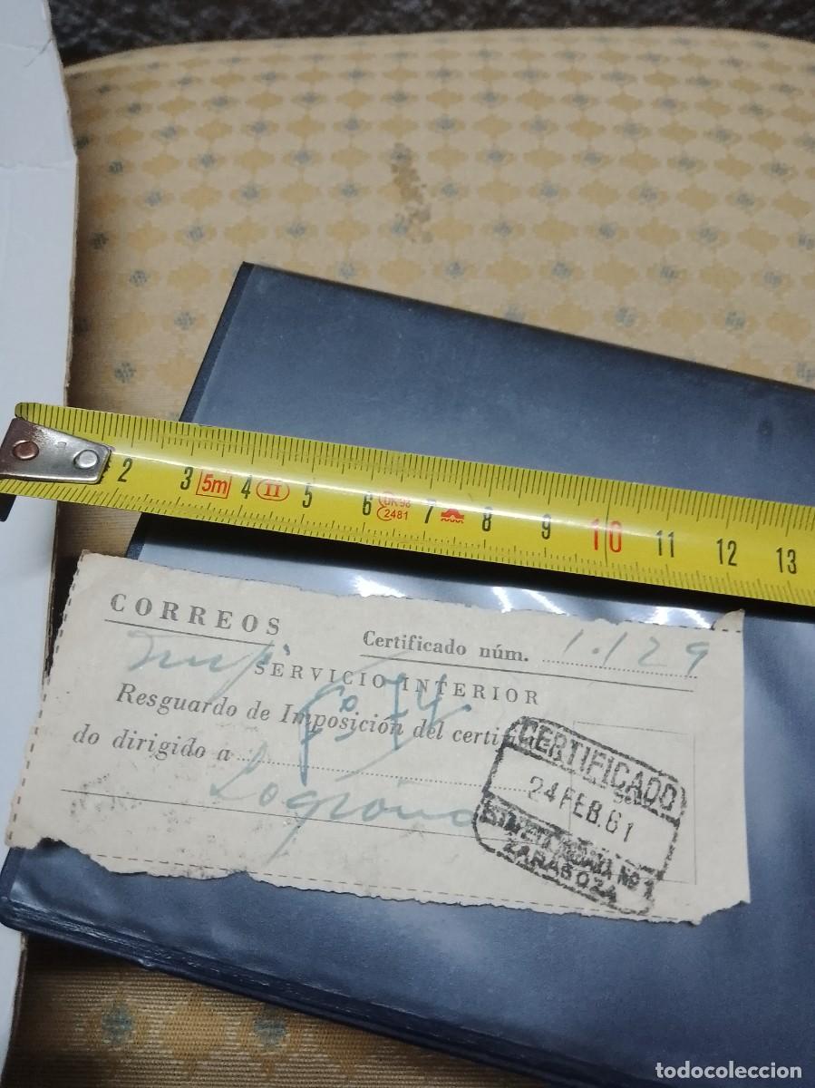 Sammelleidenschaft Andere Papierartikel: Correos resguardo certificado a&ntilde;os 60