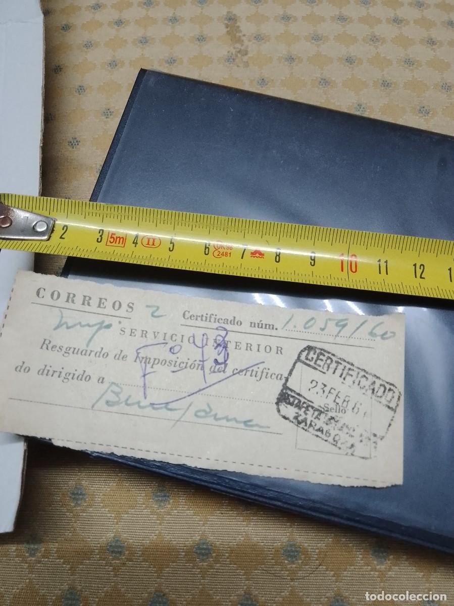 Sammelleidenschaft Andere Papierartikel: Correos resguardo certificado a&ntilde;os 60