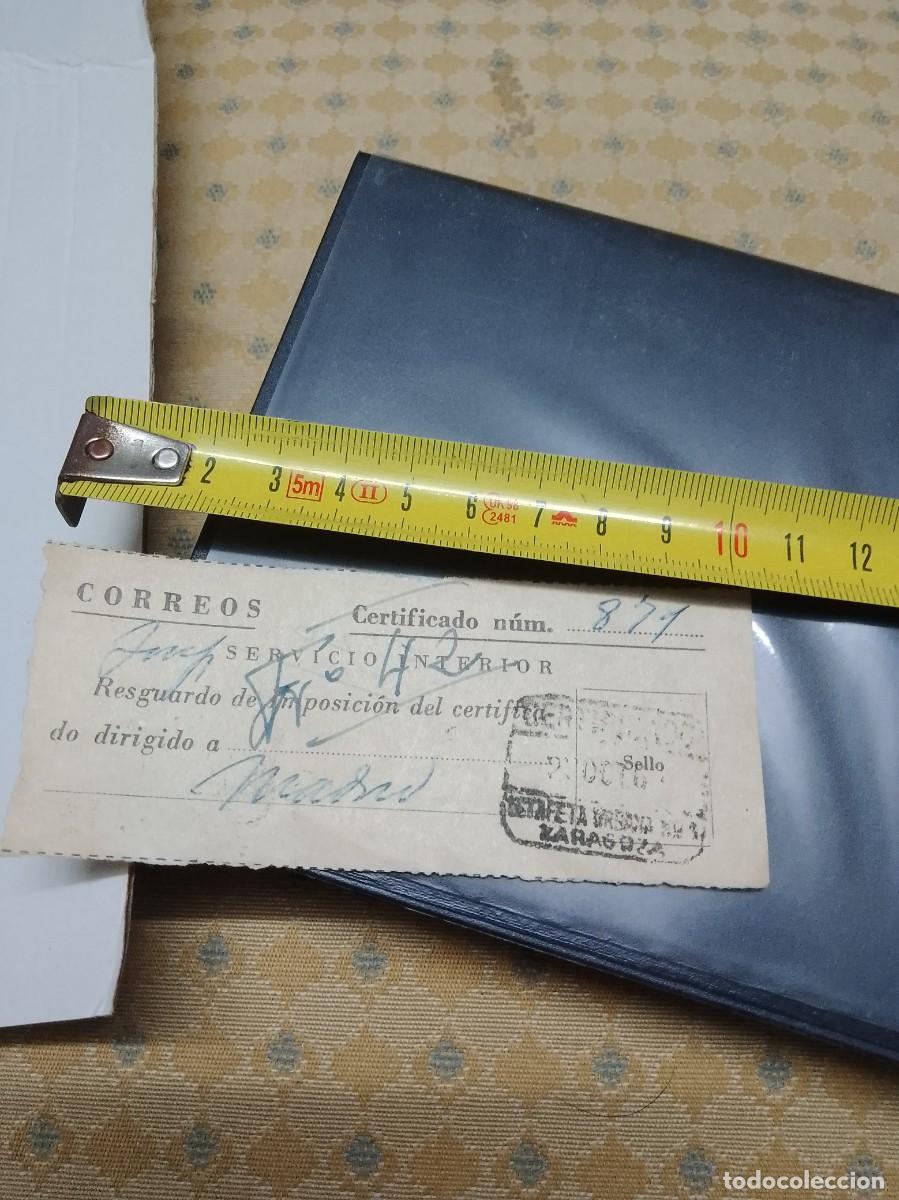Sammelleidenschaft Andere Papierartikel: Correos resguardo certificado a&ntilde;os 60