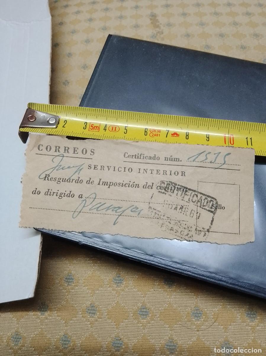 Sammelleidenschaft Andere Papierartikel: Correos resguardo certificado a&ntilde;os 60