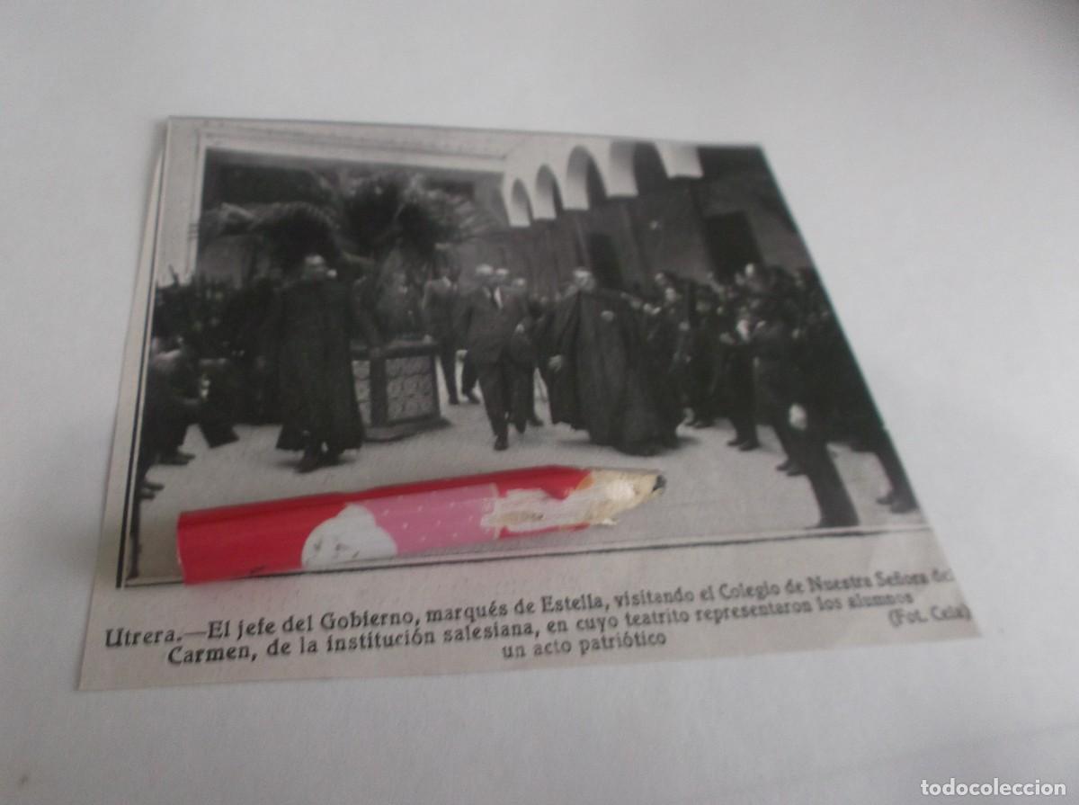 Otros Art&iacute;culos de Coleccionismo en Papel: RECORTE A&Ntilde;O 1929(UTRERA-SEVILLA)JEFE GOBIERNO MARQU&Eacute;S DE ESTELLA,VISITA COLEGIO NTRA.SRA.DEL CARMEN