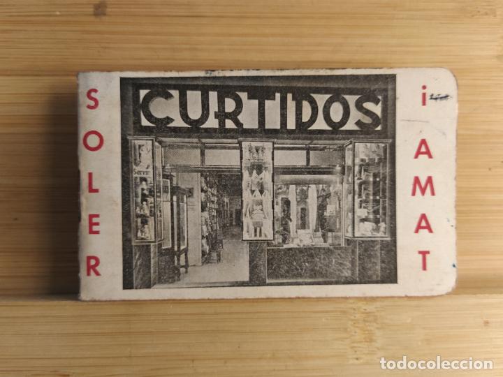 Sammelleidenschaft Andere Papierartikel: CURTIDOS SOLER I AMAT-BARCELONA-MINI BLOC DE NOTAS-PUBLICIDAD-VER FOTOS-(105.578)
