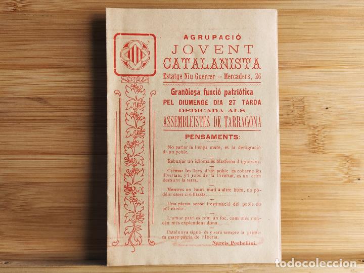Collectionnisme Papier divers: AGRUPACIO JOVENT CATALANISTA-ESTATGE NIU GUERRER-VER FOTOS-(K-11.200)
