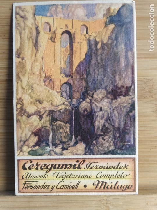 Collectionnisme Papier divers: MALAGA-CEREGUMIL FERNANDEZ-PUBLICIDAD ANTIGUA-VER FOTOS-(K-11.202)