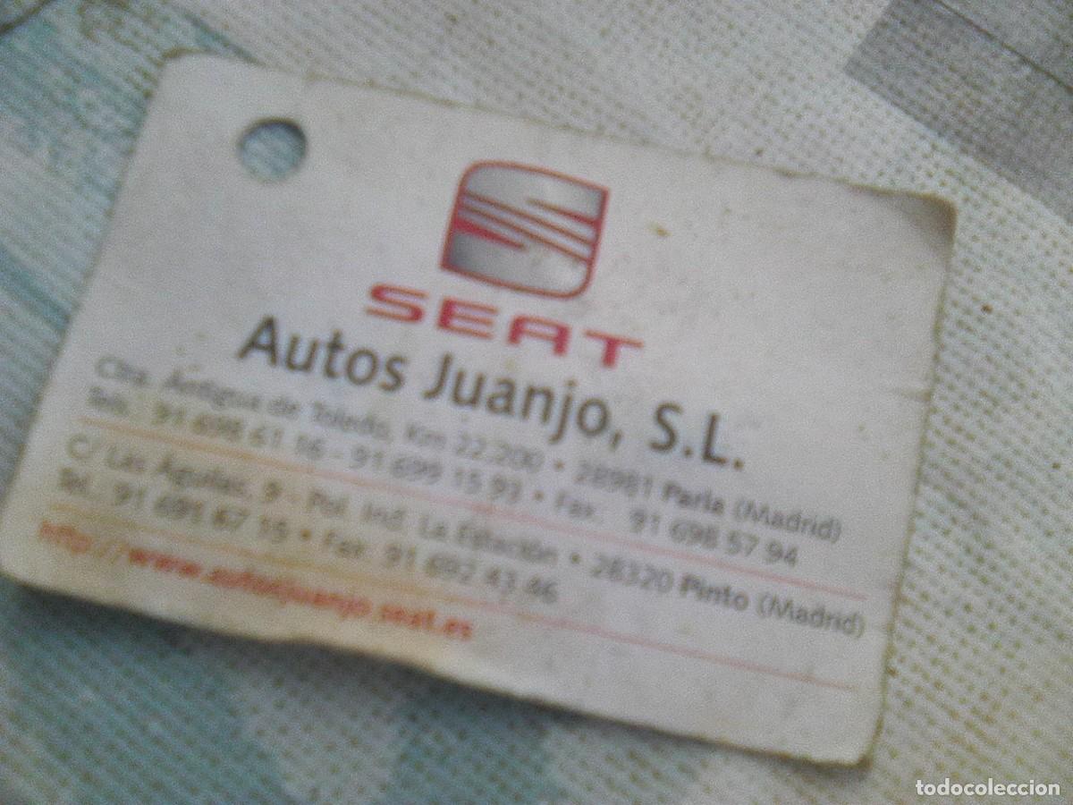 Otros art&iacute;culos de coleccionismo en papel: Tarjeta control de mantenimiento - Autos Juanjo en Parla - Seat Madrid 2011