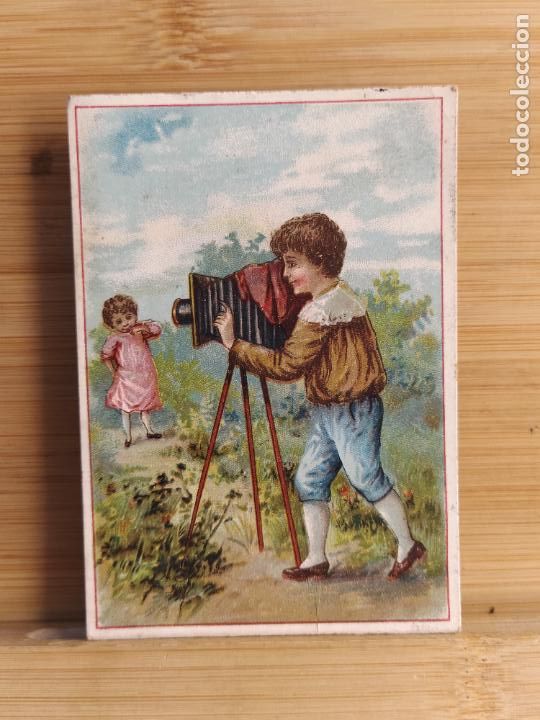Sammelleidenschaft Andere Papierartikel: LOS MOZOS DE LA AGENCIA DE HIJO DE VDA ORFILA-BARCELONA-FELICITACION ANTIGUA NAVIDAD-(105.629)