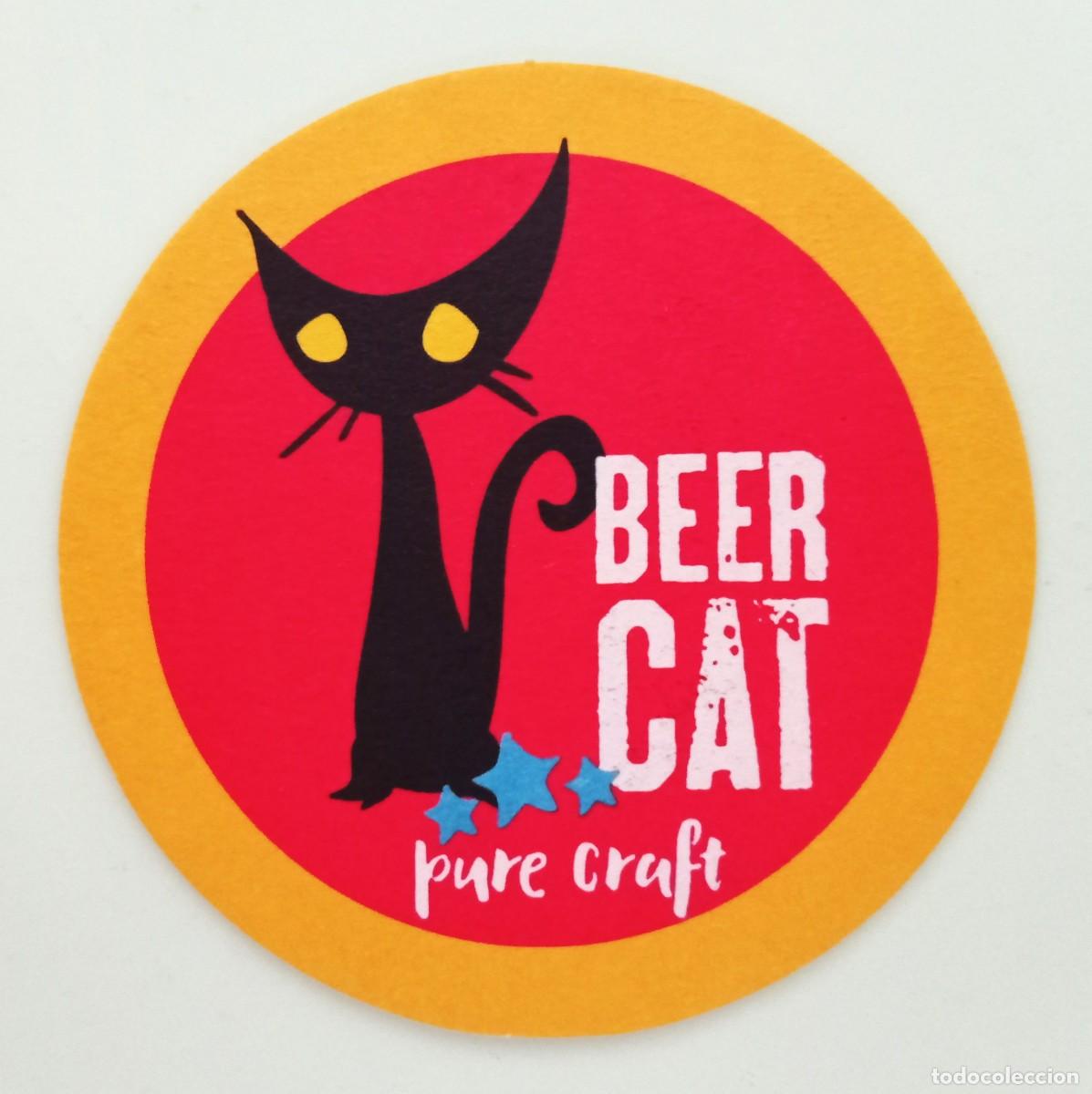 Otros art&iacute;culos de coleccionismo en papel: POSAVASO CERVEZA BEERCAT (ESPA&Ntilde;A)