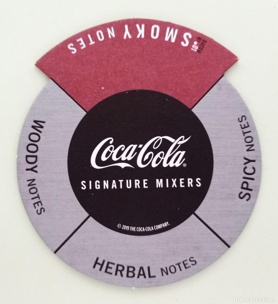 Otros art&iacute;culos de coleccionismo en papel: POSAVASO COCA-COLA SIGNATURE MIXERS (REINO UNIDO)