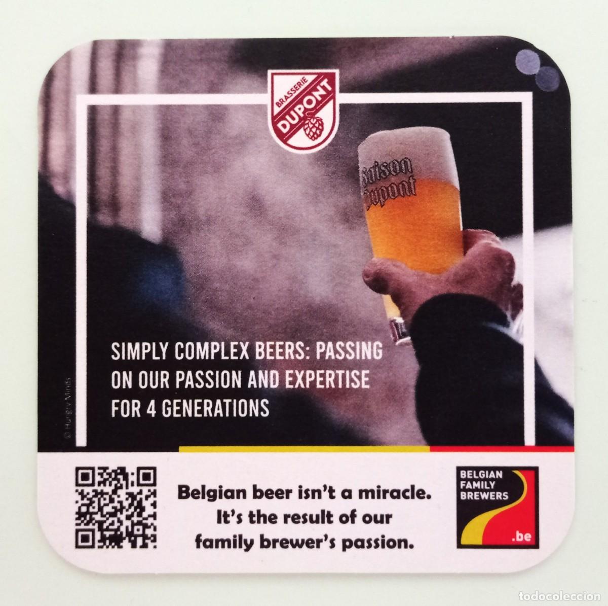 Otros art&iacute;culos de coleccionismo en papel: POSAVASO CERVEZA DUPONT (B&Eacute;LGICA)