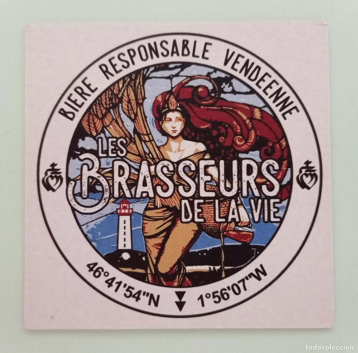 Otros art&iacute;culos de coleccionismo en papel: POSAVASO SOLIDARIDAD CON LOS CERVECEROS FRANCESES (FRANCIA)