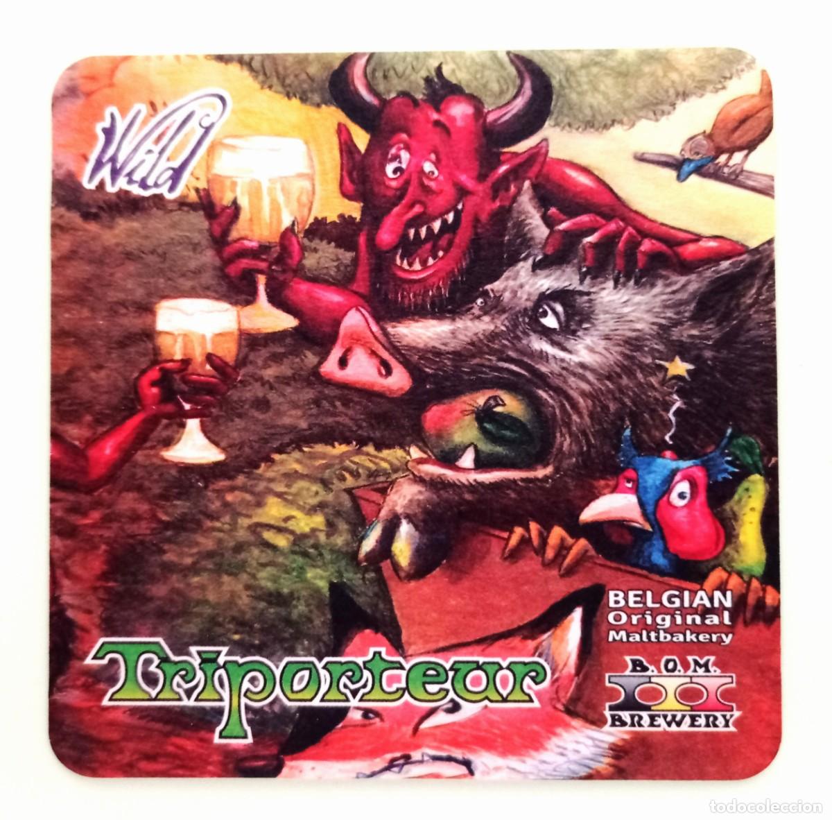 Otros art&iacute;culos de coleccionismo en papel: POSAVASO CERVEZA TRIPORTEUR WILD (B&Eacute;LGICA)