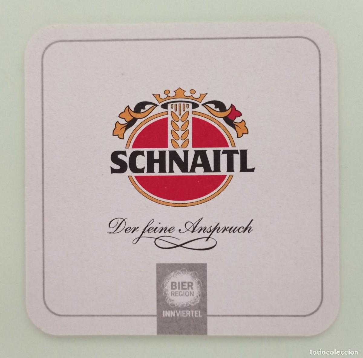 Otros art&iacute;culos de coleccionismo en papel: POSAVASO CERVEZA SCHNAITL (AUSTRIA)