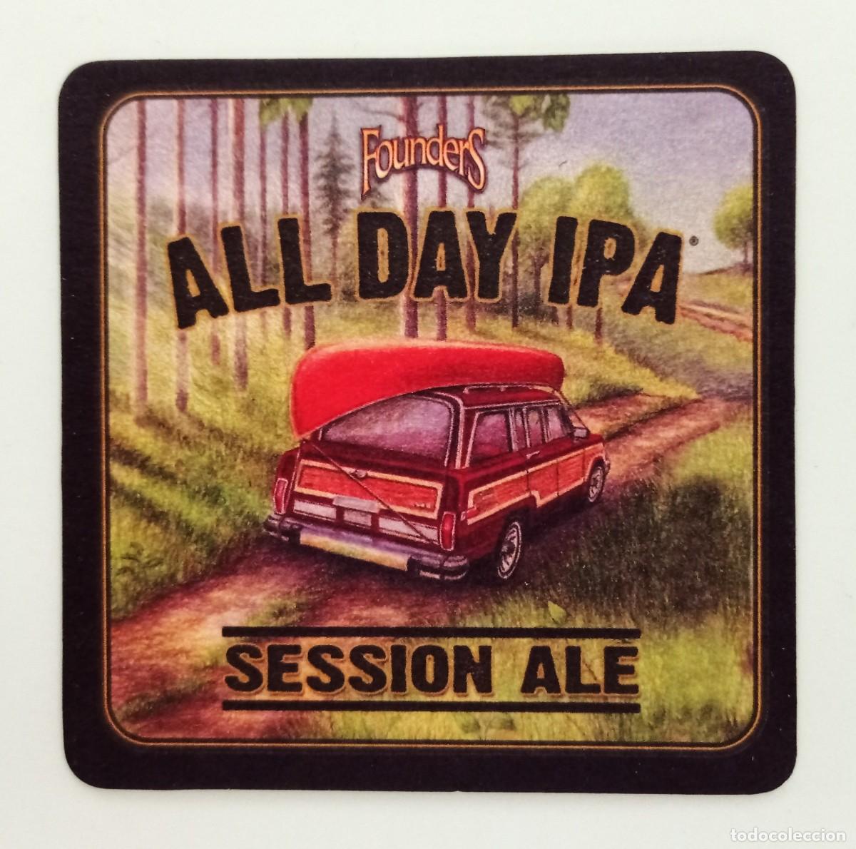 Otros art&iacute;culos de coleccionismo en papel: POSAVASO CERVEZA FOUNDERS SESSION ALE (ESTADOS UNIDOS)