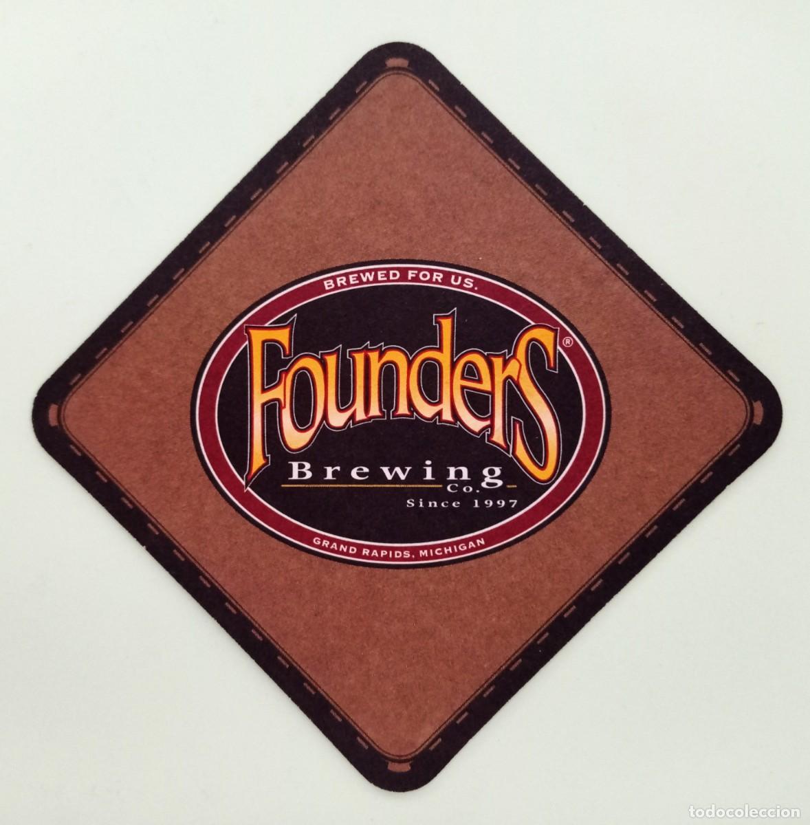 Otros art&iacute;culos de coleccionismo en papel: POSAVASO CERVEZA FOUNDERS (ESTADOS UNIDOS)