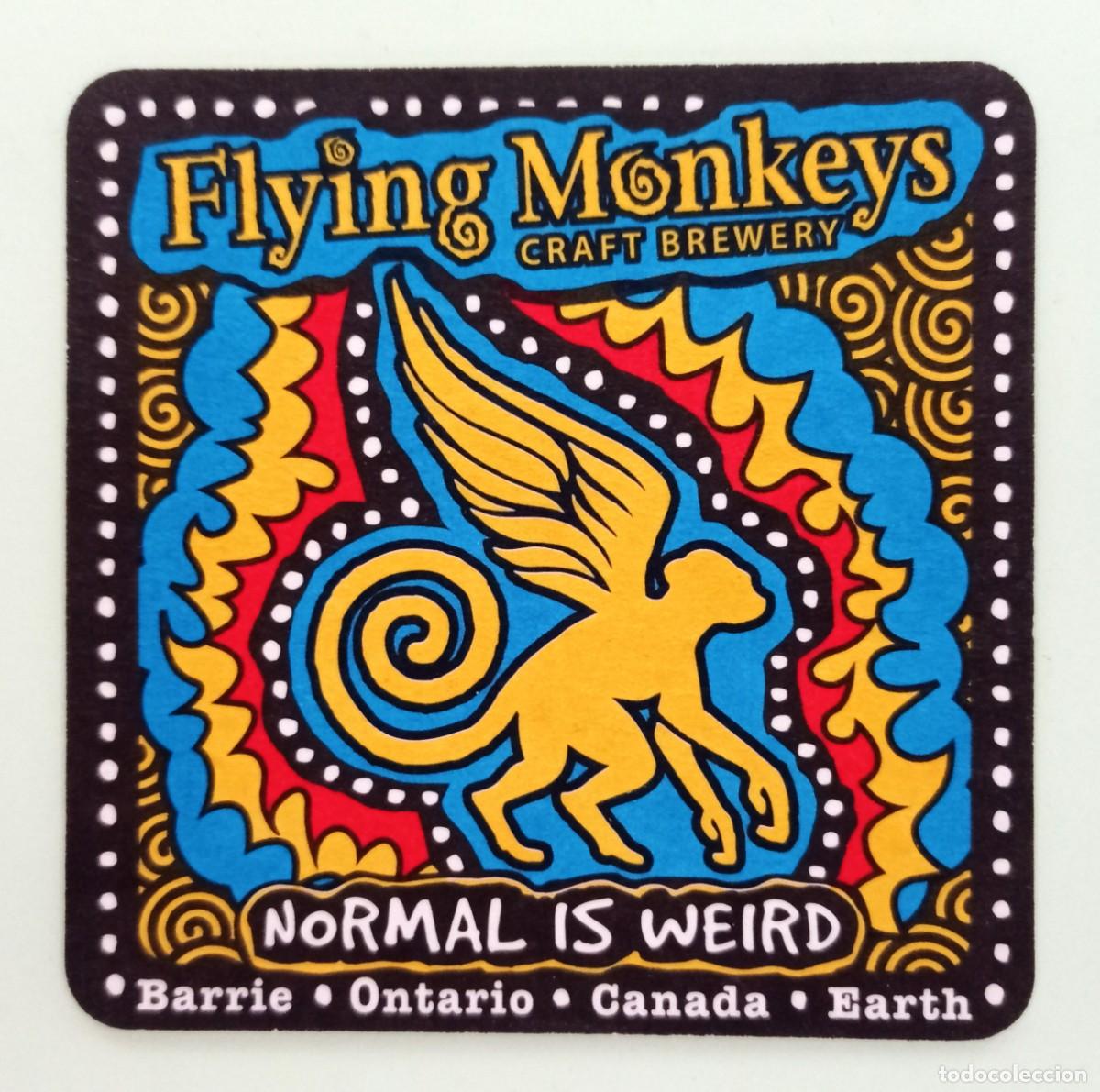Otros art&iacute;culos de coleccionismo en papel: POSAVASO CERVEZA FLYING MONKEYS (CANAD&Aacute;)