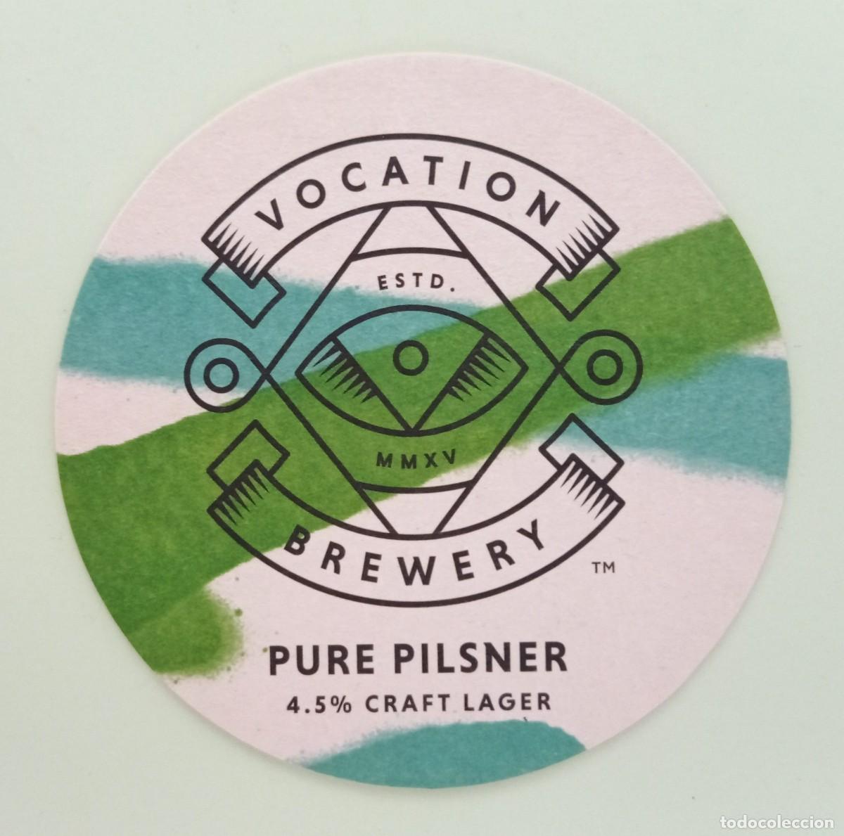 Otros art&iacute;culos de coleccionismo en papel: POSAVASO CERVEZA VOCATION BREWERY (REINO UNIDO)