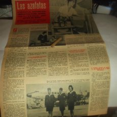 Otros Artículos de Coleccionismo en Papel: RECORTE AÑO 1958.-LAS AZAFATAS DE IBERIA .REPORTAJE DE CIRIACO DE VICENTE