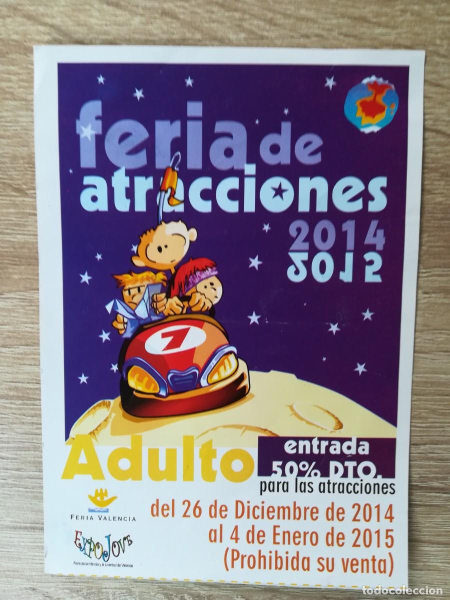 Sammelleidenschaft Andere Papierartikel: EXPO JOVE VAL&Egrave;NCIA, DESCUENTO 50% ENTRADA ADULTO. A&Ntilde;O 2014.