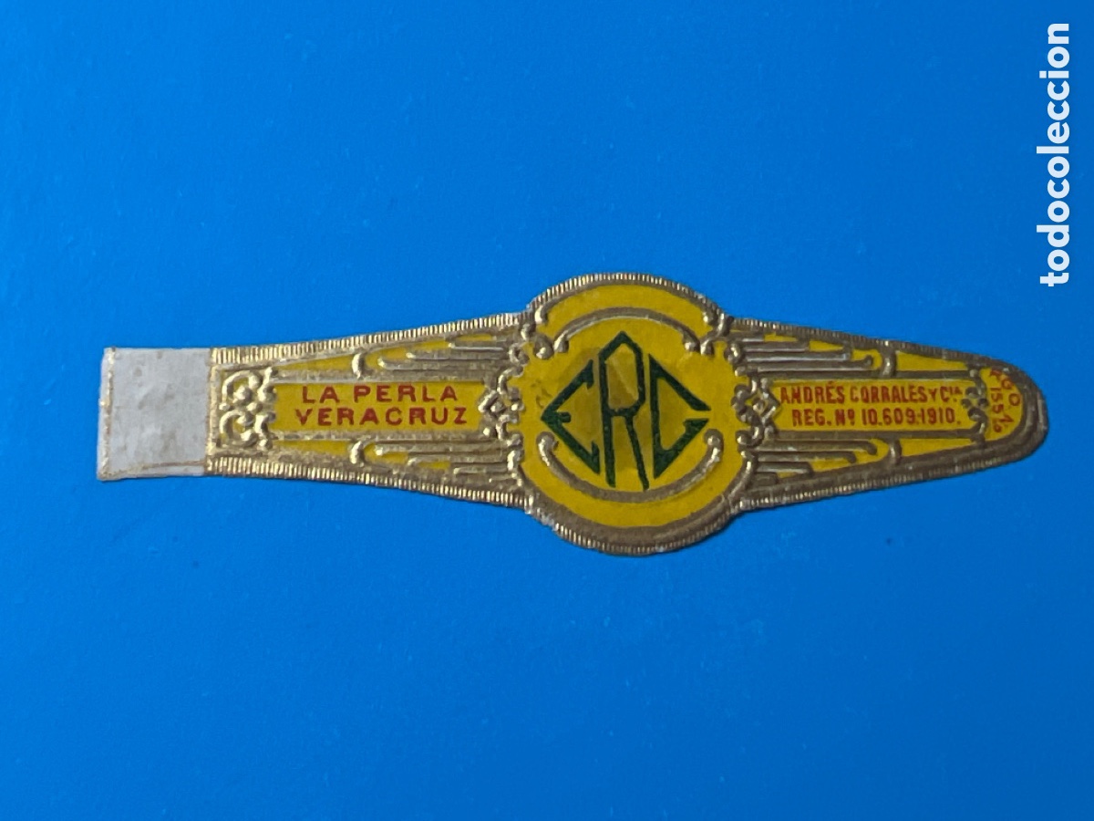 Collectionnisme Papier divers: V1703. VITOLA - CIGAR BAND - LA PERLA VERACRUZ