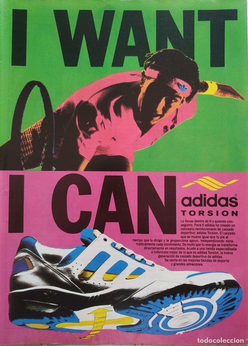 Otros art&iacute;culos de coleccionismo en papel: ANTIGUOS ANUNCIOS PUBLICITARIOS ADIDAS TORSION