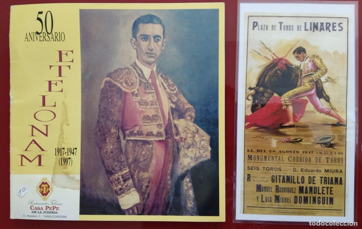 Otros Art&iacute;culos de Coleccionismo en Papel: MANOLETE LIBRO HOMENAJE DE LA MUERTE DE MANOLETE Y PROGRAMA DE MANO DE ESE D&Iacute;A TAN FATIDICO