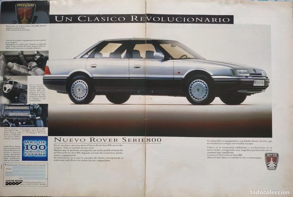 Otros art&iacute;culos de coleccionismo en papel: ANTIGUO ANUNCIO PUBLICITARIO DOBLE ROVER SERIE 800