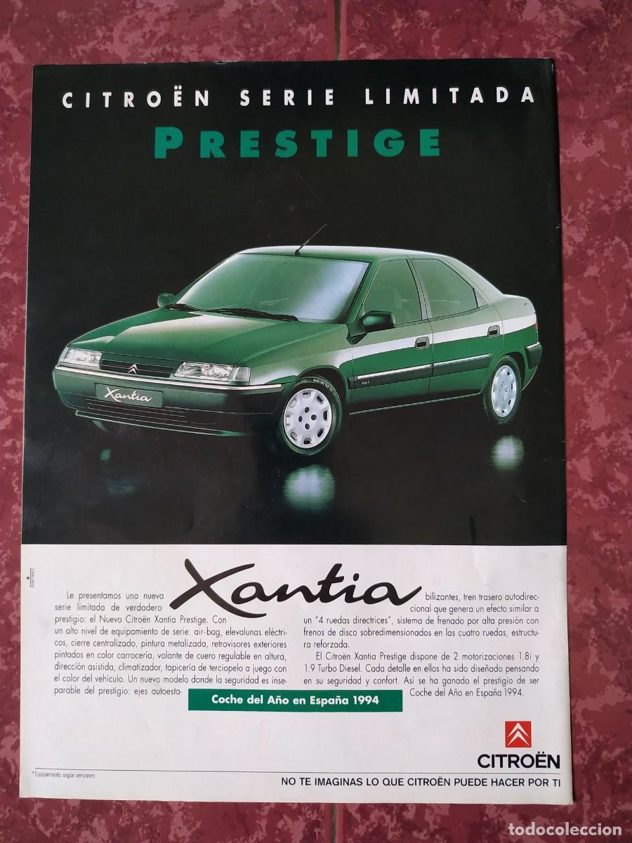 Otros Art&iacute;culos de Coleccionismo en Papel: ANTIGUO ANUNCIO PUBLICITARIO CITROEN XANTIA PRESTIGE