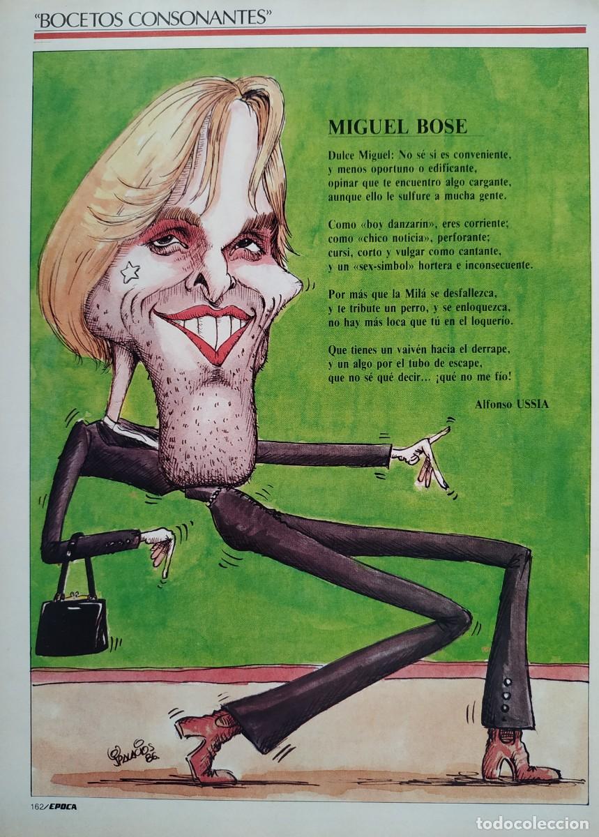 Otros Art&iacute;culos de Coleccionismo en Papel: ANTIGUA CARICATURA MIGUEL BOSE CON CRITICA DE ALFONSO USSIA
