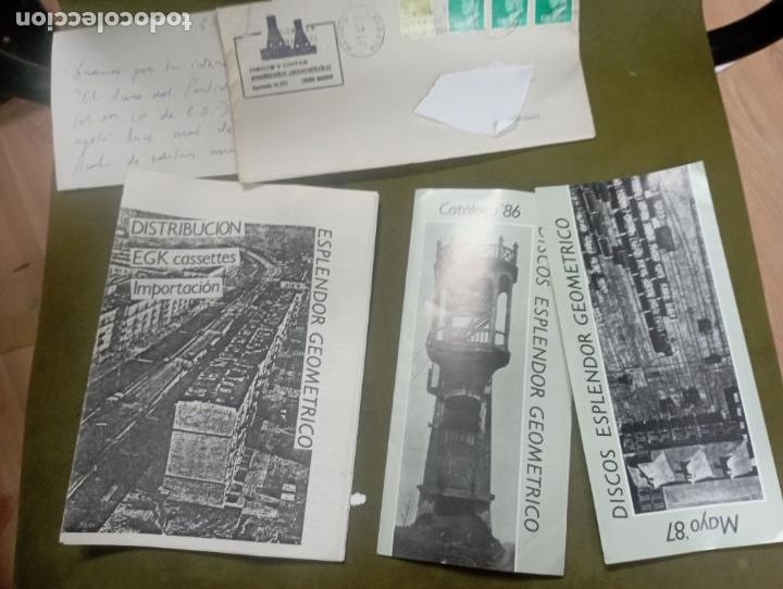 Otros art&iacute;culos de coleccionismo en papel: cartalogo 1986 discos esplendor geometrico