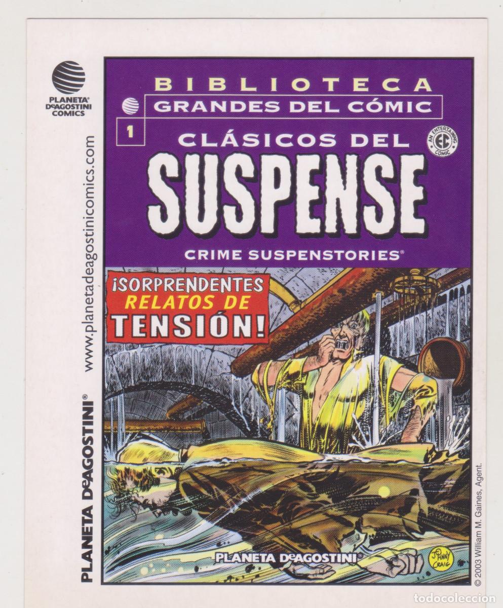 Otros art&iacute;culos de coleccionismo en papel: BIBLIOTECA GRANDES DEL D&Oacute;MIC - CL&Aacute;SICOS DEL SUSPENSE - PLANETA DeAGOSTINI - 2003 - PERFECTO ESTADO
