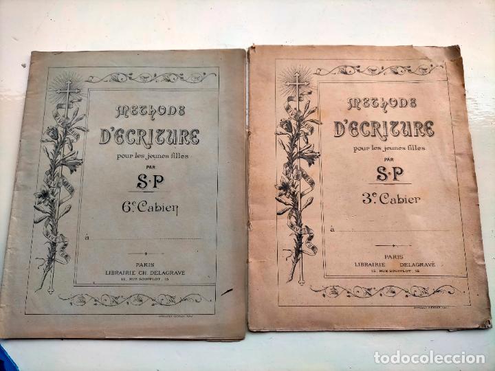 Otros Art&iacute;culos de Coleccionismo en Papel: Methode d'ecriture pour les jeunes filles SP 3e 6e Cabier Paris librarie delagrav&eacute; caligrafia France
