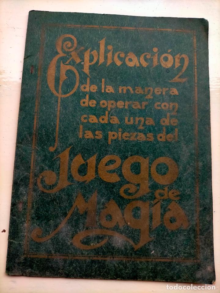 Otros Art&iacute;culos de Coleccionismo en Papel: Explicaci&oacute;n de la manera de operar con cada una de las piezas del juego de magia
